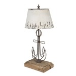 LAMPA STOŁOWA Country Style Beige Clayre & Eef