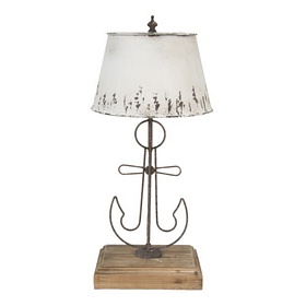 LAMPA STOŁOWA Country Style Beige Clayre & Eef