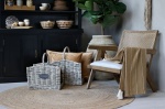 FRANCUSKI ZESTAW KOSZY Z UCHWYTAMI W STYLU Vintage Rustic 2 SZT. Chic Antique