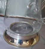 PROWANSALSKA KARAFKA ZE SZKLANYM UCHWYTEM Vintage Old Antic Line