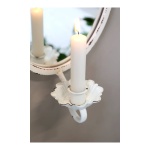 PROWANSALSKI Świecznik Ścienny Kinkiet z Lusterkiem Chic Antique