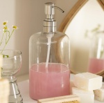 PROWANSALSKI DOZOWNIK NA MYDŁO ZE SREBRNĄ POMPKĄ Large 1100 ml Ib Laursen