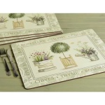 PODKŁADKI STOŁOWE DUŻE Vintage Boho Wiosenny Ogród 4 szt.CreativeTops