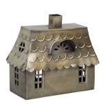 DOMEK METALOWY NA TEALIGHT Candle House Rustic Styl Chic Antique