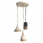 LAMPA SUFITOWA POTRÓJNA Country Style 3 Clayre & Eef