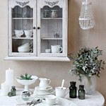 PROWANSALSKA PATERA NA NÓŻCE PROVENCE Chic Antique