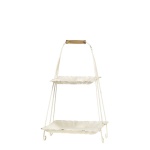 PROWANSALSKA PATERA Piętrowa Prowansja White Chic Antique