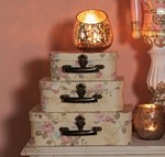 ZESTAW WALIZEK Romantic Beige Clayre & Eef