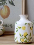 PROWANSALSKA CERAMICZNA BUTELKA Wazon Limone Chic Antique