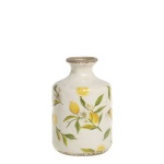 PROWANSALSKA CERAMICZNA BUTELKA Wazon Limone Chic Antique
