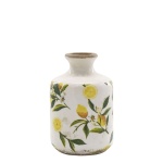 PROWANSALSKA CERAMICZNA BUTELKA Wazon Limone Chic Antique