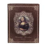 VINTAGE KSIĄŻKI OZDOBNE Modern Brown Mona Lisa Clayre & Eef