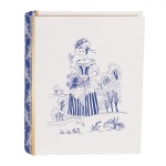 PUDEŁKO KSIĄŻKA OZDOBNA Retro Vintage Blue White Clayre & Eef