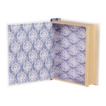 PUDEŁKO KSIĄŻKA OZDOBNA Retro Vintage Blue White Clayre & Eef
