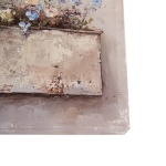 DEKORACYJNY OBRAZ VINTAGE Botanic Flowers Rustic Clayre & Eef