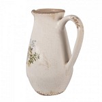 PROWANSALSKI DZBANEK CERAMICZNY Beige Flowers Clayre & Eef