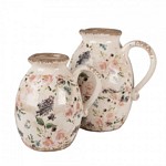 DZBANEK CERAMICZNY Flowers Pink 2 Clayre & Eef