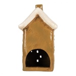LAMPION DOMEK CERAMICZNY NA TEALIGHT Sweet Home Brown Clayre & Eef