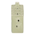 LAMPION DOMEK CERAMICZNY NA TEALIGHT Sweet Home Green Clayre & Eef