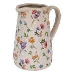 PROWANSALSKI DZBANEK CERAMICZNY Country Style Flowers XL Clayre & Eef