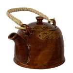 DZBANEK CERAMICZNY DO HERBATY Retro Vintage Brown Clayre & Eef