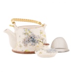 DZBANEK CERAMICZNY DO HERBATY Flowers Retro Vintage Clayre & Eef