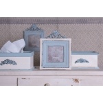 POJEMNIK NA HERBATĘ (4 przegródki) Romantic Blue Clayre & Eef