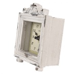 OZDOBNY ZEGAR STOJĄCY Brocante White Grey Clayre & Eef