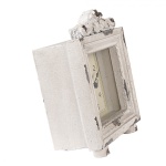 OZDOBNY ZEGAR STOJĄCY Brocante White Grey Clayre & Eef