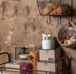 OZDOBNE KOSZE Z UCHWYTEM VINTAGE Rustic Style 3SZT Clayre & Eef