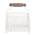 PROWANSALSKI POJEMNIK NA LISTY Vintage White Clayre & Eef
