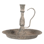 PROWANSALSKI ŚWIECZNIK METALOWY Brocante Grey 2 Styl Rustic Clayre & Eef