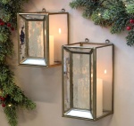 DEKORACYJNY Świecznik Ścienny Do Zawieszenia Chic Antique