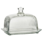 DEKORACYJNA MASELNICZKA SZKLANA Butter Box Rustic Style Ib Laursen