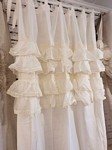 PROWANSALSKA ZASŁONA TIEPOLO BIANCO White Blanc MariClo'