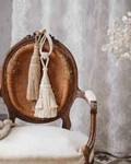 CHWOST DO ZASŁON Beige 74 W STYLU PROWANSALSKIM Blanc MariClo'