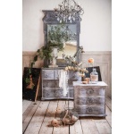 STOLIK NOCNY Z 3 SZUFLADAMI Orangerie Blanc MariClo'