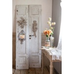 PROWANSALSKI KINKIET Roses Beige Old Blanc MariClo'