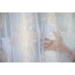 PROWANSALSKA ZASŁONA DENTELLE Roses Avorio 2 Blanc MariClo'