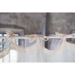 PROWANSALSKA ZASŁONA DENTELLE Roses Avorio 2 Blanc MariClo'