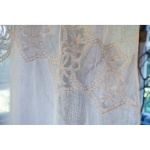 PROWANSALSKA ZASŁONA DENTELLE Roses Avorio 3 Blanc MariClo'