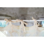 PROWANSALSKA ZASŁONA DENTELLE Roses Avorio 3 Blanc MariClo'