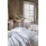 PROWANSALSKI KOMPLET POŚCIELI DENTELLE Flowers White Blanc MariClo'