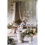 PROWANSALSKI PUCHAR OZDOBNY ANTIQUA DOMUS Vasa B Blanc MariClo'