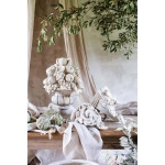 PROWANSALSKA PÓŁKA Z DEKOREM ANTIQUA DOMUS 1 Blanc MariClo'