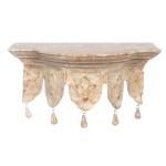 PROWANSALSKA PÓŁKA Z DEKOREM L ANTIQUARIO Blanc MariClo'