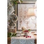 FRANCUSKI ANTYCZNY POJEMNIK NA BIŻUTERIĘ KWADRATOWY ARTEMISIA Rustic Styl Blanc MariClo'