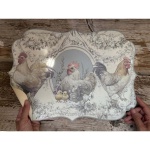 PODKŁADKI WINYLOWE 4 szt. COCO Rooster Kolor Blanc MariClo'