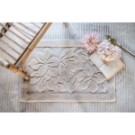 PROWANSALSKI DYWAN ŁAZIENKOWY FIORI BEIGE Blanc MariClo'