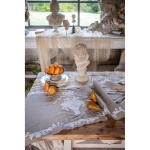 PROWANSALSKI BIEŻNIK SOFFIO COLLECTION W STYLU Brocante Blanc MariClo'